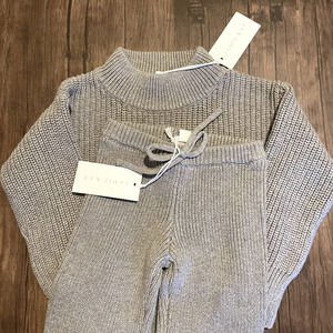 JAMIE KAY Grey Morgan Knit Sweater + Pant Set